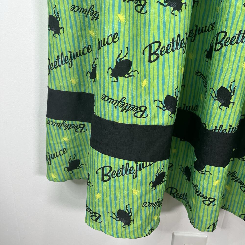 Unique Vintage Beetlejuice Crawling Critters Insect Hannah Swing Dress 2X Plus - Picture 3 of 15